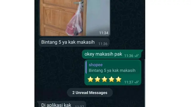 6 Obrolan Chat Driver Ojek Online Minta Bintang 5 Ini Bikin Tepuk Jidat