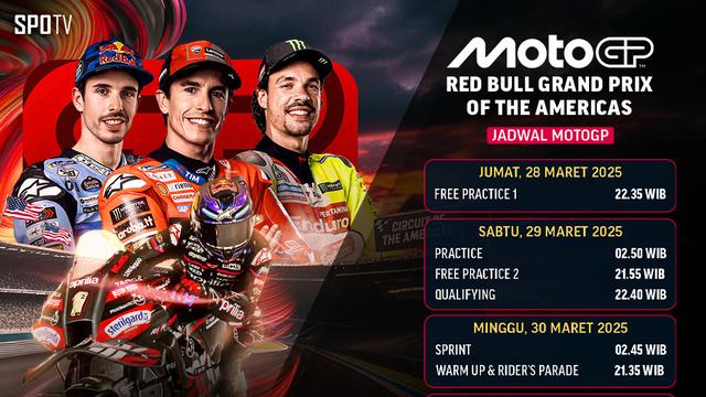 Siaran Langsung MotoGP 2025 - Red Bull Grand Prix of Americas di Vidio