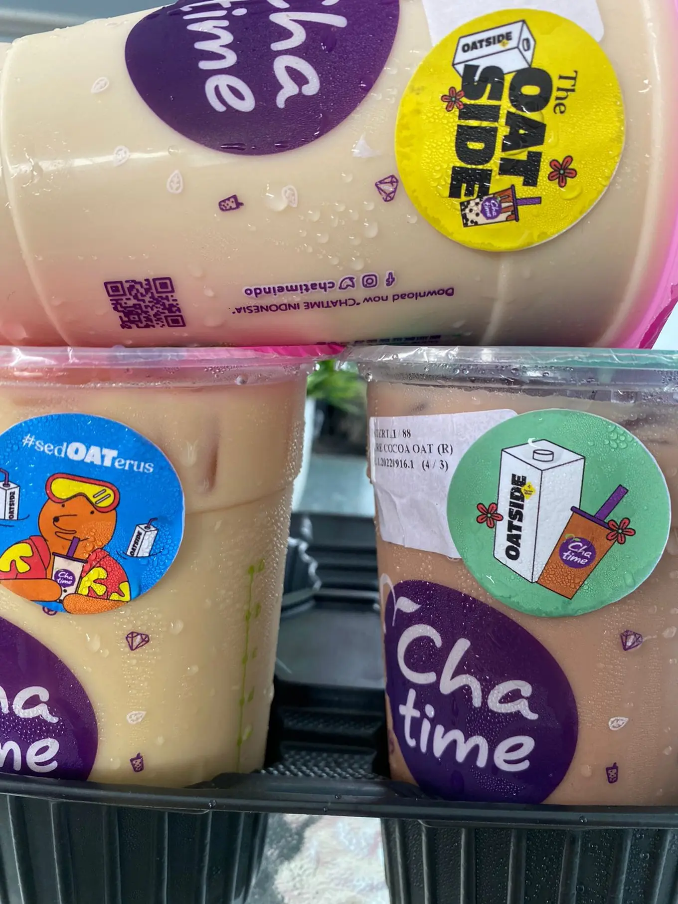 Merasakan 3 Minuman Terbaru Chatime x Oatside, Minuman Manis ...