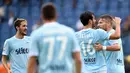 Tifosi Lazio dalam sorotan karena teror kepada wasit Pietro Giacomelli (AFP/Filippo Monteforte)