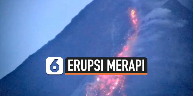 VIDEO: Gunung Merapi 17 Kali Luncurkan Guguran Lava Pijar