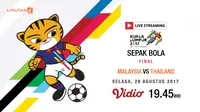 Banner Livestreaming Sepak Bola sea games 2017