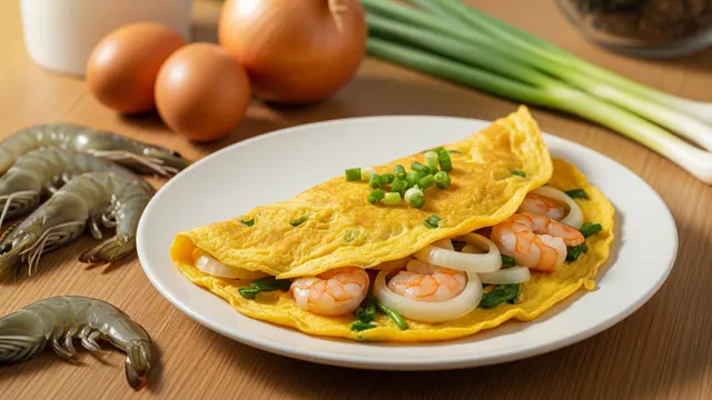 Resep Omelet Udang