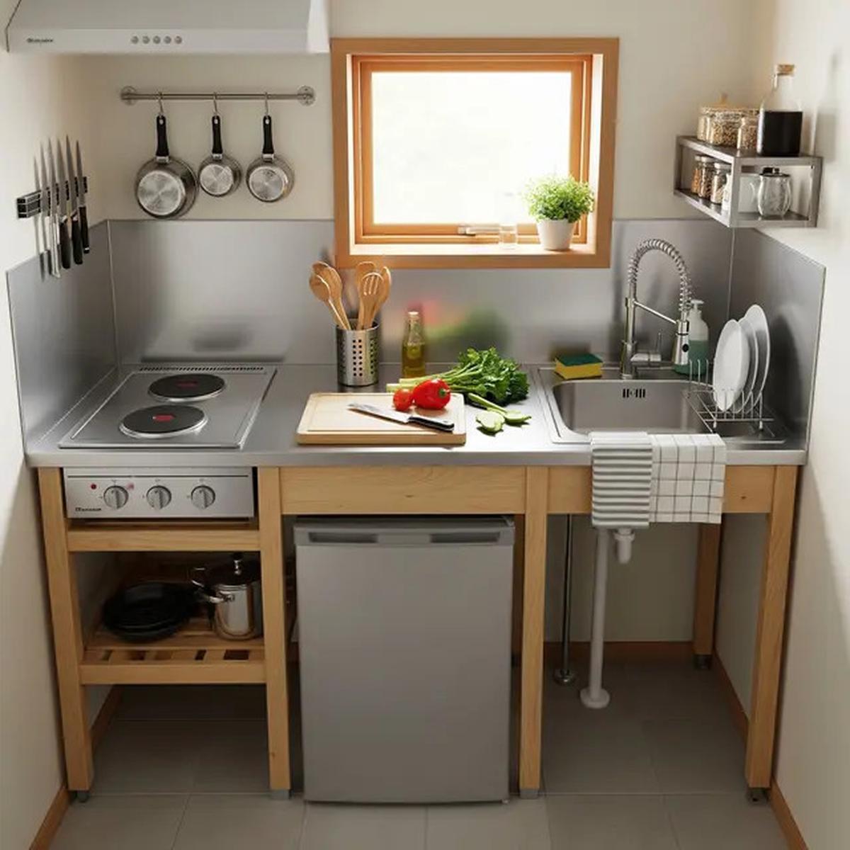 8 Inspirasi Dapur Rumah Mungil 2x2 Meter dengan Fungsi Maksimal dan Biaya Minim