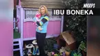 Wanita ini merawat boneka kesayangannya seperti merawat anak sendiri. Ia pun mendandani boneka dengan pernak-pernik layaknya bayi