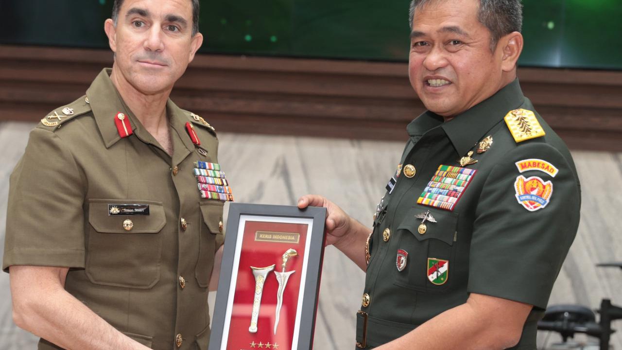 Kasad TNI Jenderal Maruli Simanjuntak Bertemu Kasad Australia