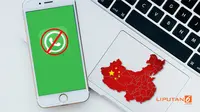 Ilustrasi Tiongkok blokir WhatsApp. Liputan6.com/Abdillah