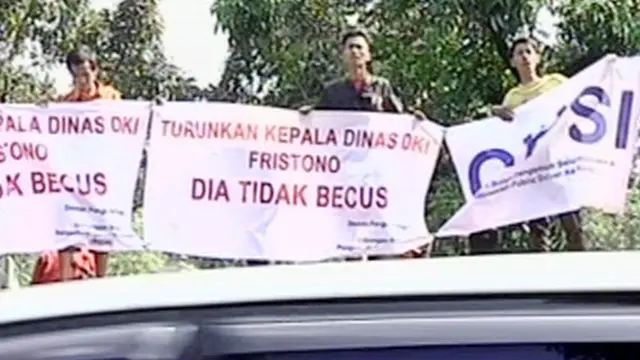 Tak Ditemui Jokowi, Pendemo Metromini Aksi Anarkis