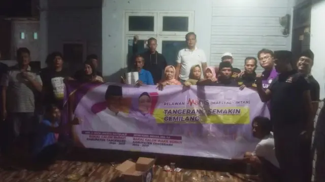Relawan Maesal-Intan yang dipopulerkan dengan singkatan Manis, akan mendeklarasikan dukungannya di 29 kecamatan di Kabupaten Tangerang (Istimewa)