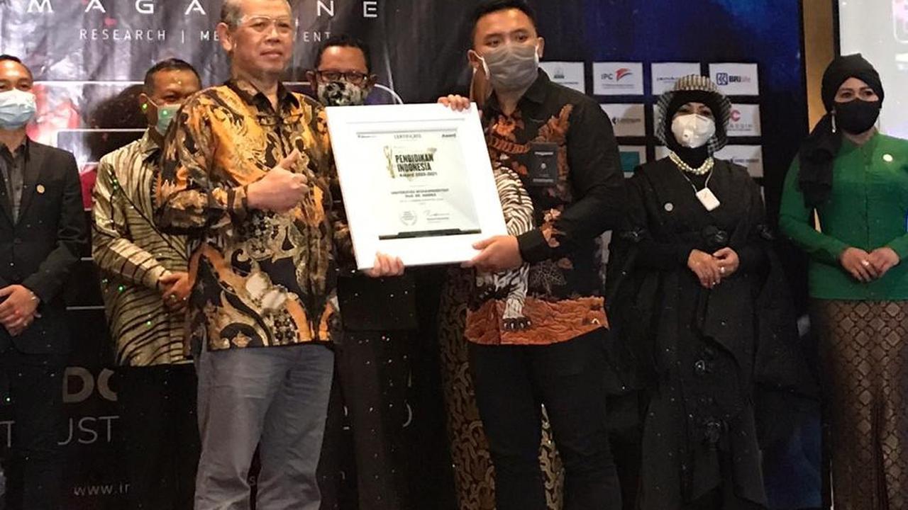 Rektor Universitas Muhammadiyah Prof DR. HAMKA (Uhamka) Gunawan Suryoputro menyabet gelar Indonesia Academic Leader (Ist).