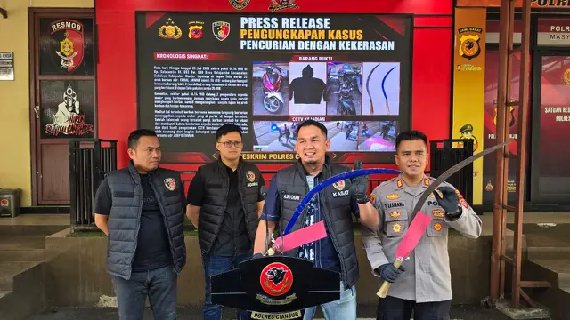 Geng Motor Bercelurit Rampas Motor, 4 Pelaku Diringkus