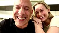 Vin Diesel dan Brie Larson. (Instagram/ vindiesel)
