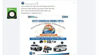 Cek Fakta: Tidak Benar Pendaftaran Kupon Undian BRImo FSTVL Periode 1 Agustus - 31 Desember 2024