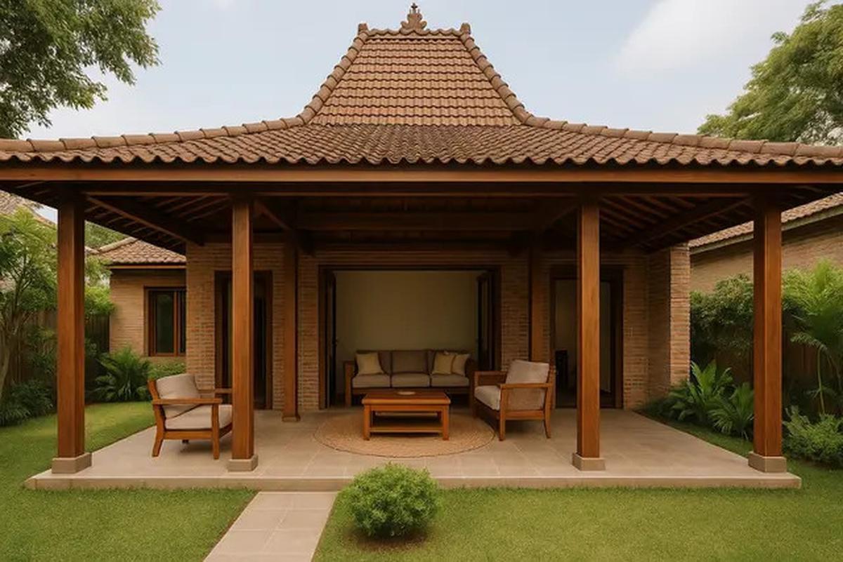 7 Model Rumah Joglo Modern Klasik 1 Lantai, Perpaduan Tradisi dan Kenyamanan Masa Kini