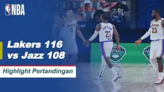 Berita Video Anthony Davis Bawa LA Lakers Kunci Puncak Klasemen NBA Wilayah Barat Setelah Mengalahkan Utah Jazz
