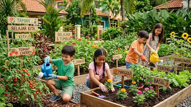 Kebun Edukasi Mini untuk Anak-anak
