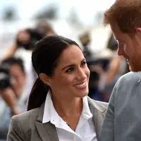 Meghan Markle - Pangeran Harry (PETER PARKS / POOL / AFP)
