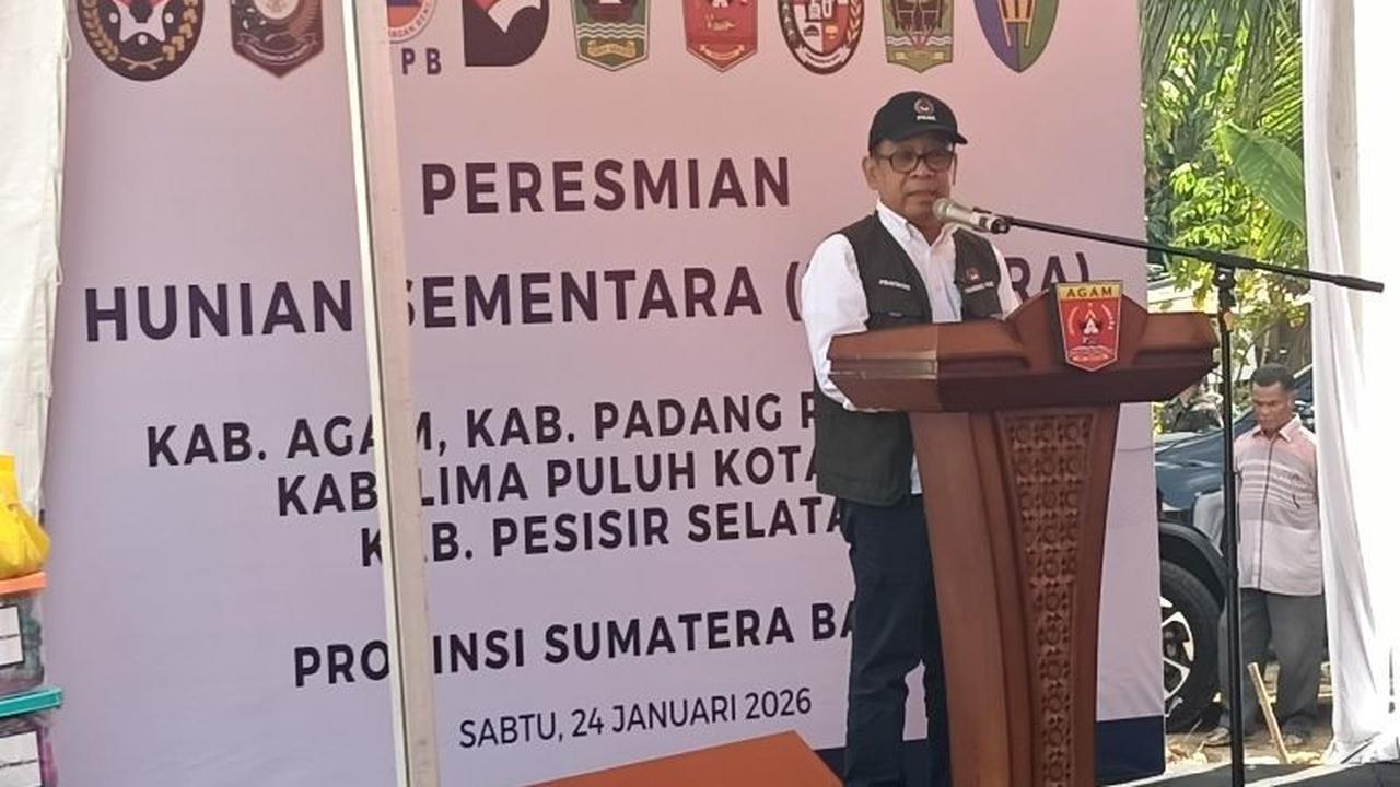 Menko PMK Tekankan Pentingnya Pemulihan Produktivitas Korban Bencana di Sumbar