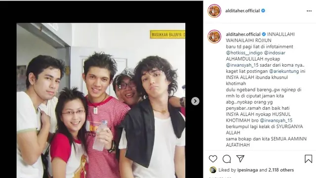 Aldi Taher (Foto: Instagram/@alditaher.official)