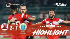 Laga lanjutan #shopeeliga1, #MaduraUnitedFC vs #PerselaLamongan pada hari Selasa malam (24/09/2019) berakhir  dengan skor 2-1.