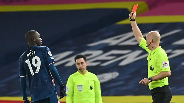 Foto Liga Inggris: 1 Kartu Merah Warnai Hasil Kacamata Arsenal