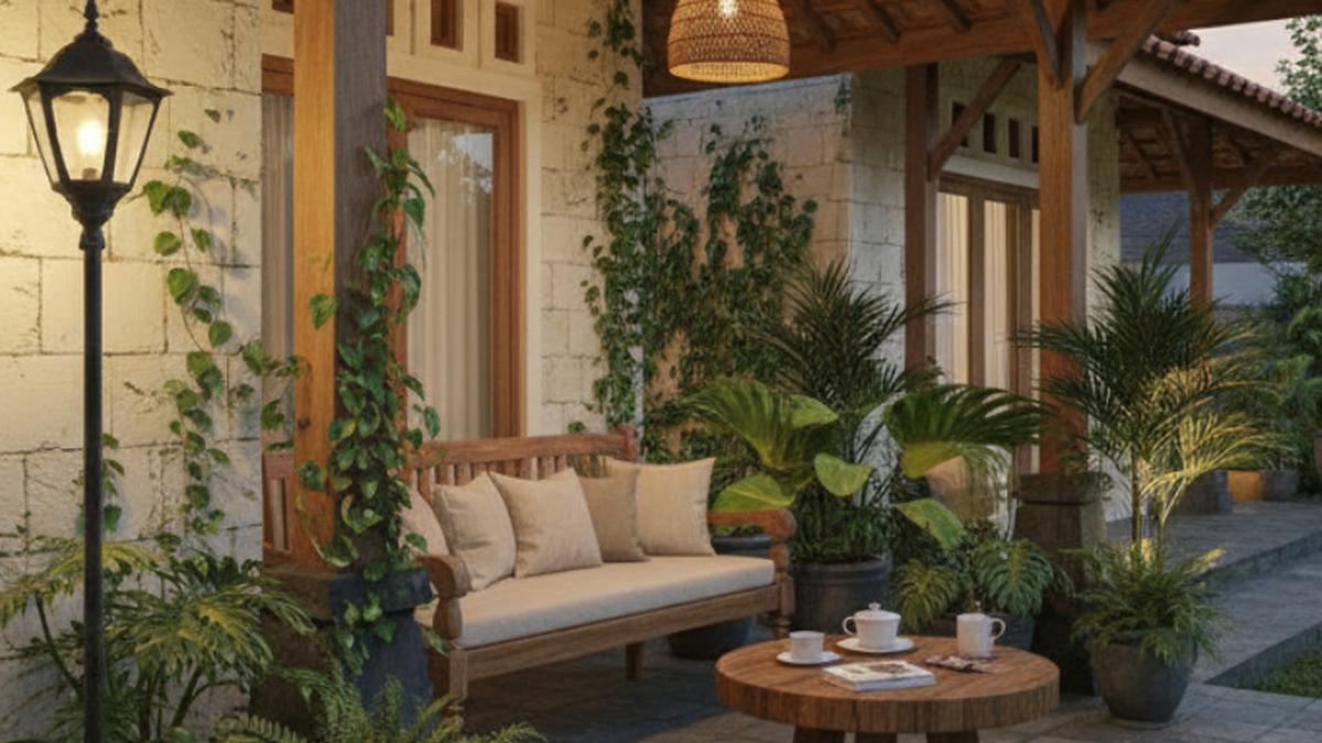 7 Model Teras Hijau yang Membuat Rumah Terlihat Lebih Segar dan Asri