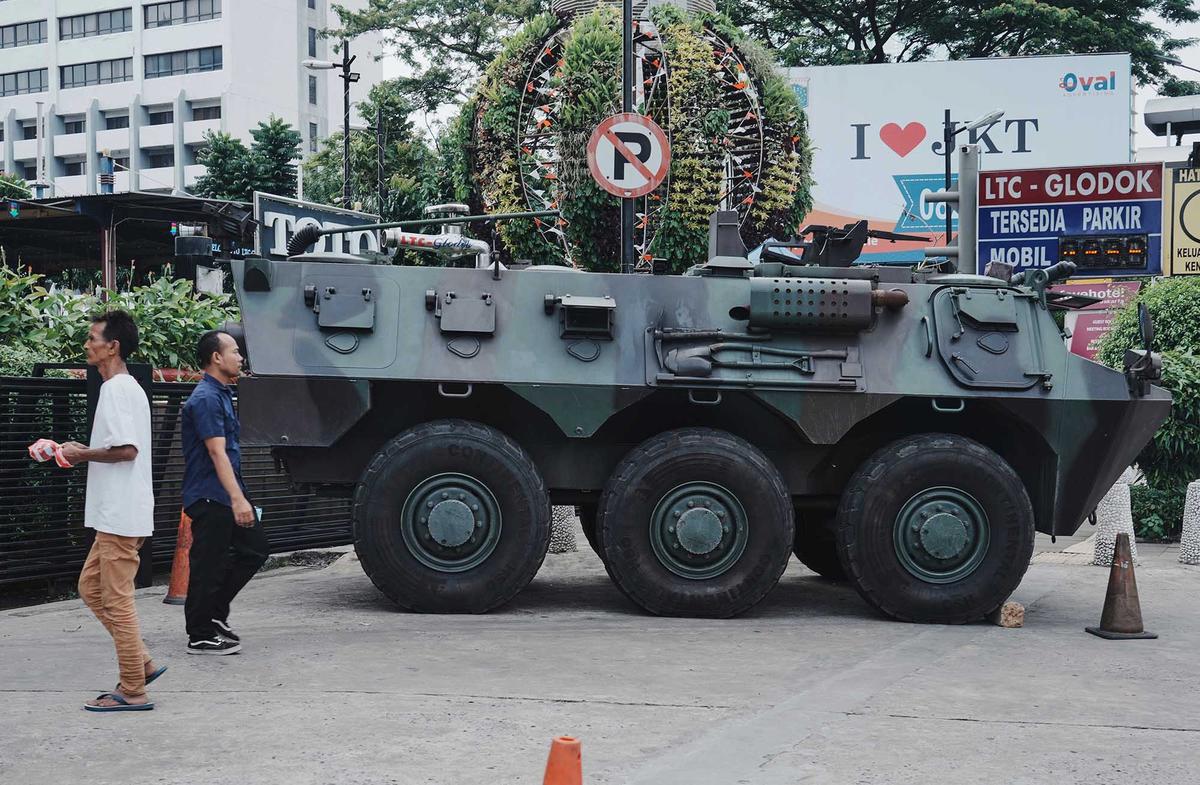 FOTO: Paska Demo Anarkis, TNI  Perketat Pengamanan Ibukota Jakarta