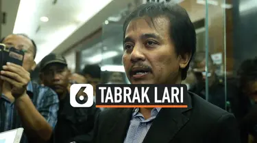 EKS MENTERI ROY SURYO DIDUGA TABRAK LARI MOBIL ARTIS