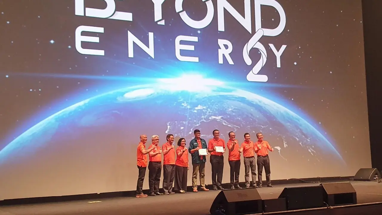 PT Elnusa Tbk (Elnusa), meraih penghargaan dari PT Pertamina Geothermal Energy (PGE) atas jasa hydraulic workover. Dok Elnusa
