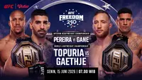 Saksikan Pertarungan UFC Freedom Night 250 Senin, 15 Juni 2026 Hanya di Vidio