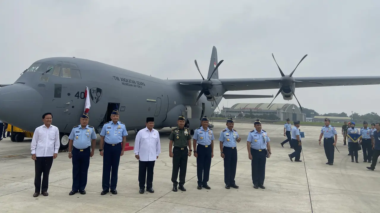Indonesia kembali kedatangan Pesawat C-130J Super Hercules dari Amerika Serikat. Pesawat tersebut diberi nomor buntut atau tail number A-1340 (Istimewa)
