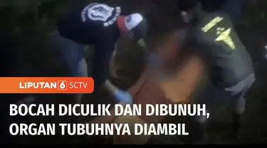 Seorang bocah laki-laki berumur 11 tahun di Kota Makassar, Sulawesi Selatan, yang diculik dua pelaku, tewas dibunuh dan jasadnya dibuang di sebuah kebun. Diduga, kedua pelaku hendak menjual organ tubuh. Ironisnya, para pelaku ternyata masih berusia b...