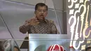 Wapres Jusuf Kalla berpidato di Bursa Efek Indonesia, Jakarta, (30/12). Indeks Harga Saham Gabungan (IHSG) pada akhir perdagangan 2015 ditutup‎ menguat 23,65 poin atau 0,52 persen ke level 4.593,01. (Liputan6.com/Angga Yuniar)