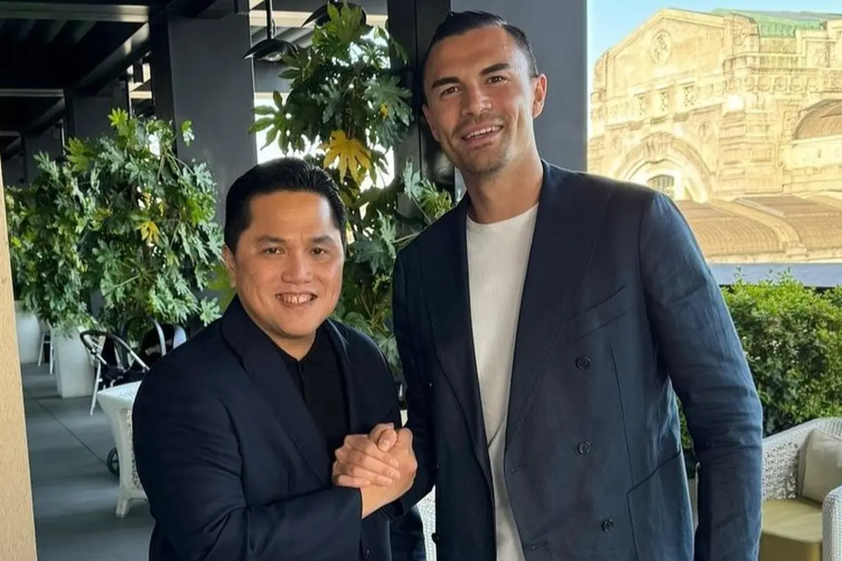 Erick Thohir dan Emil Audero Mulyadi