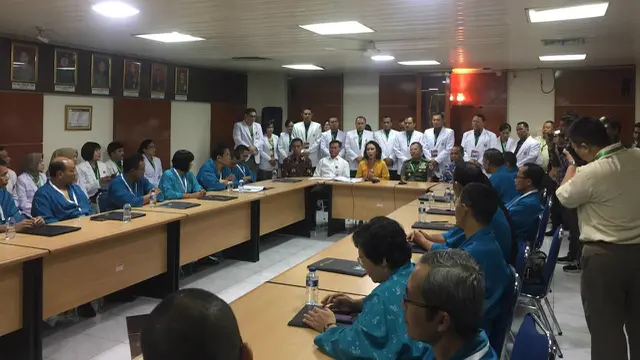 Pansel Capim KPK menggelar tes kesehatan di RSPAD Gatot Soebroto, Jakarta.