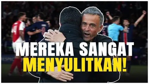 VIDEO: PSG Menang Telak, Luis Enrique Berikan Pujian Atas Penampilan Arsenal