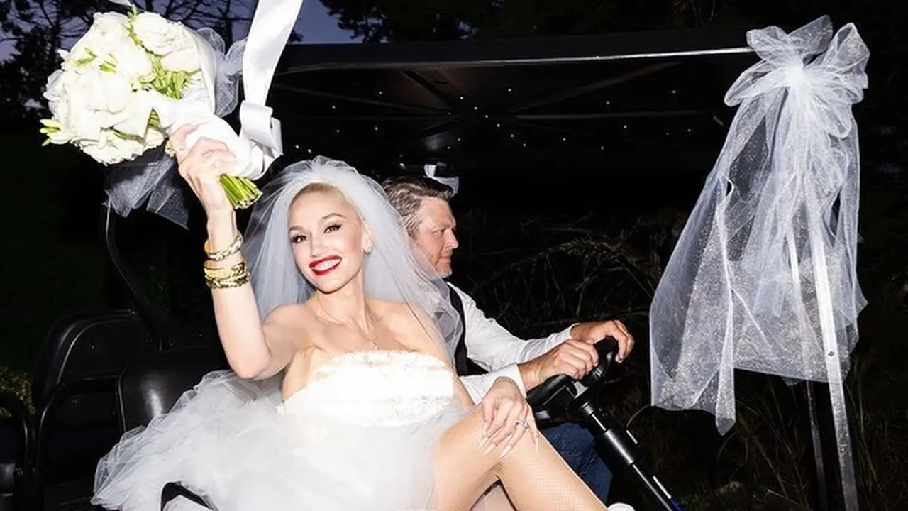 Gwen Stefani dan Blake Shelton. (Instagram/ gwenstefani)