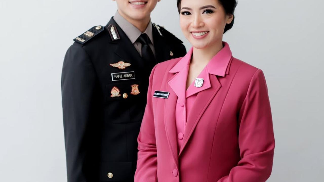 Paras Ayu Angela Anak Mantan Panglima TNI Memakai Seragam Ibu Bhayangkari