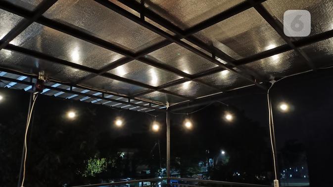 Hasil Kamera Low Light dengan Night Mode Tidak Aktif di Realme 7. /Mochamad Wahyu Hidayat