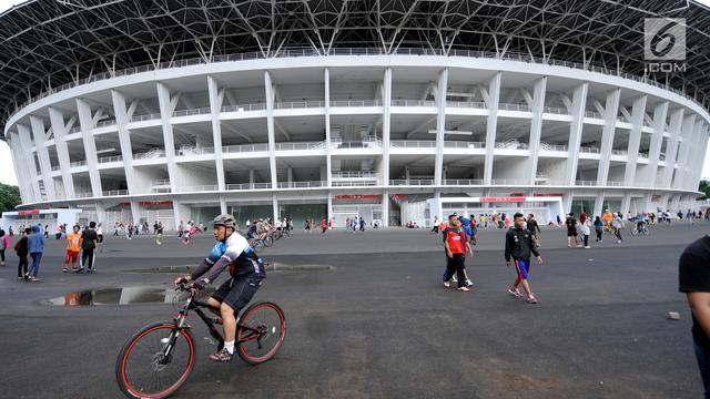 Usai Renovasi, Warga Kembali Berolahraga di Kawasan Stadion GBK