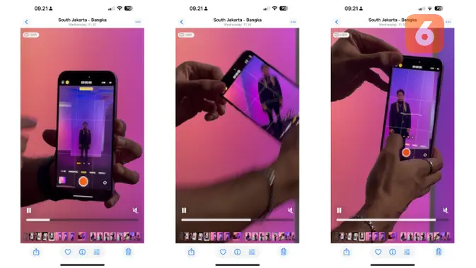 <p>Fitur Action Mode di iPhone 16. (Liputan6.com/ Yuslianson)</p>