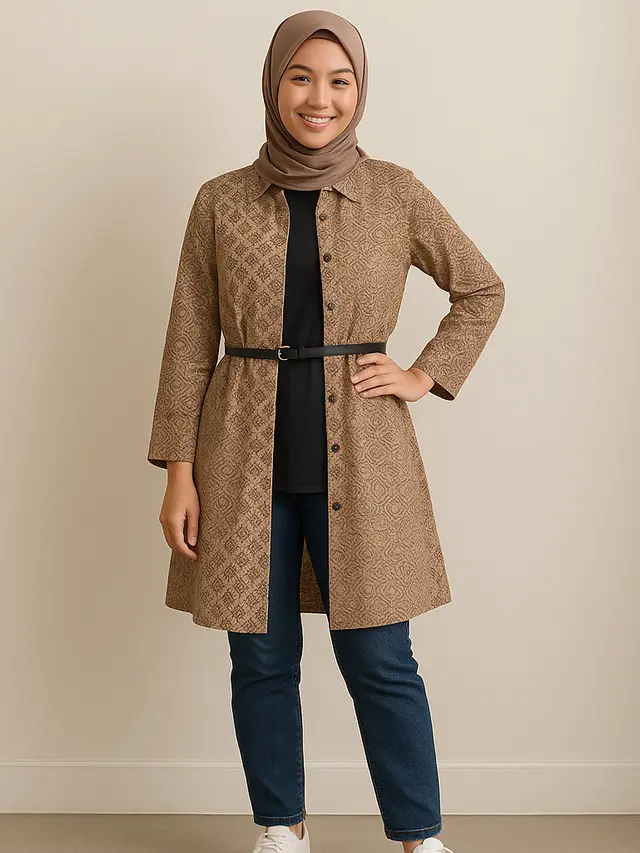 Rekomendasi Tunik Simpel Bernuansa Batik untuk Wanita Dewasa yang Tetap Indah/Ilustrasi gambar oleh AI