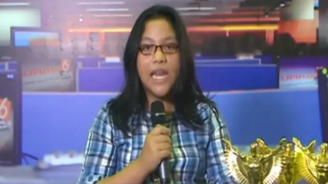 Winda Pengunjung dan Peserta Presenter di Indonesia Broadcaster Expo 2013