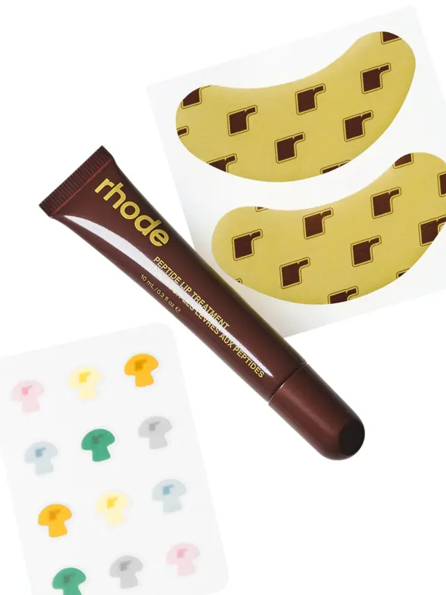 Kolaborasi Hailey dan Justin Bieber hasilkan tiga produk Rhode. [@haileybieber]