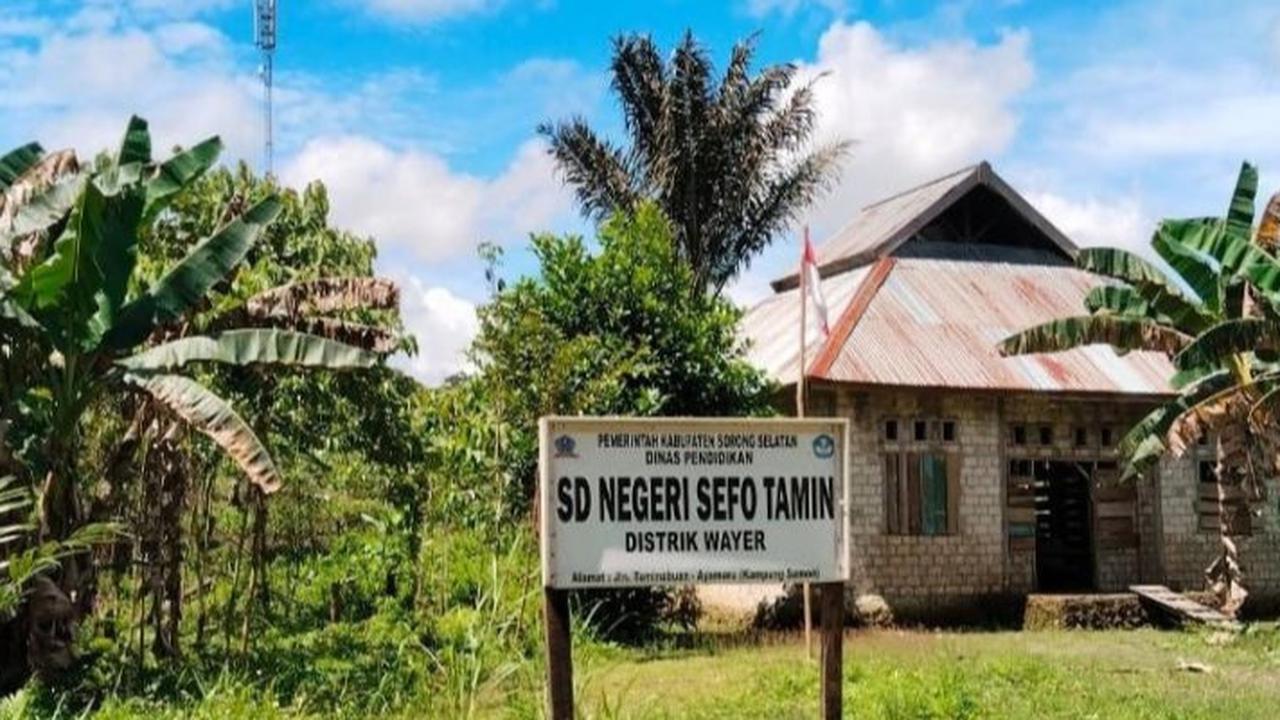 Perjuangan Kepala Kampung Hadirkan SD di Sorong Selatan, Tiga Tahun Akhirnya Terbangun tapi Cuma Satu Guru