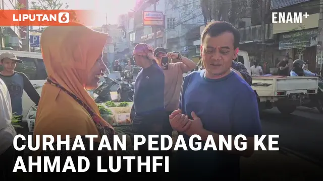 Blusukan ke Pasar Kranggan, Ahmad Luthfi Kantongi Keluh Kesah Pedagang