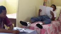 Ketegaran Remaja Cerdas Penderita Leukemia Jalani Ujian Nasional