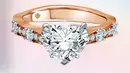 Koleksi unik dan beda Engagement Ring Collection Mondial menggunakan fancy shape diamonds seperti heart shape, princess atau square shape, marquise shape, hingga pear shape. (Foto: Mondial)