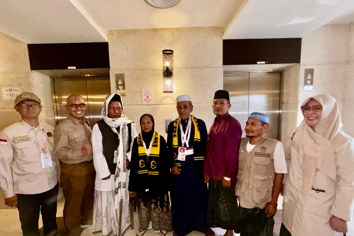 Visitasi layanan disabilitas di hotel sektor 10 Daker Makkah, 16 Mei 2026. (Liputan6.com/Asnida Riani/Media Center Haji 2026)
