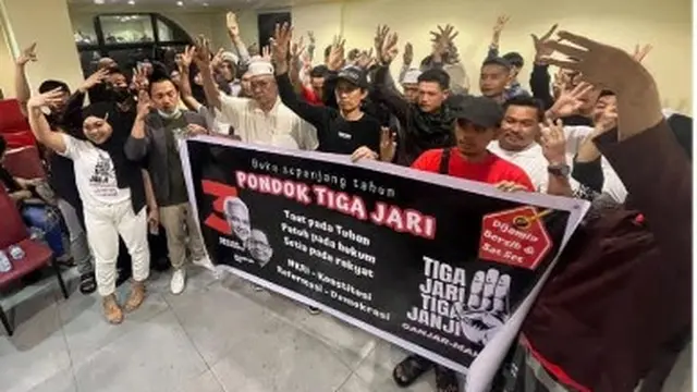 Pekerja Migran Indonesia (PMI) di Jeddah dan Makkah, Saudi Arabia menggelar ngaji dan doa bersama sebagai bentuk dukungan kepada Ganjar Pranowo dan Mahfud MD. (Liputan6.com/ ist)